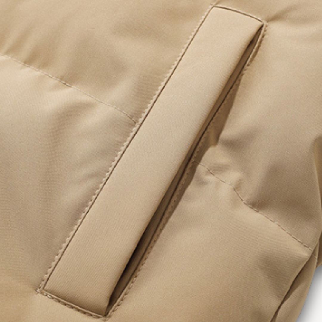 Zander Chaqueta Acolchada para Hombre con Capucha – Plumífero Ligero Repelente al Agua de Poliéster