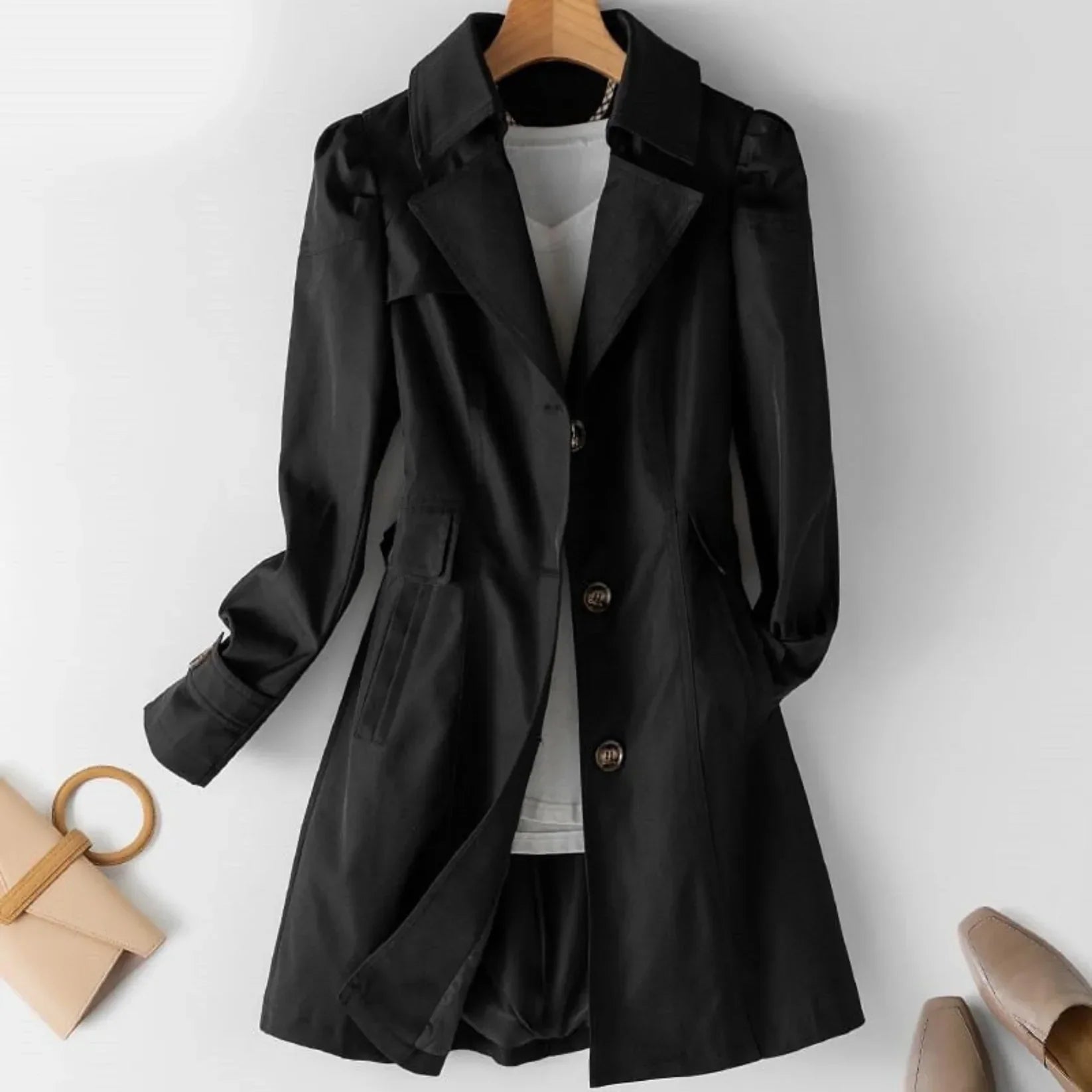Livia Ženski Manteau – Elegantni vodootporni baloner klasičnog i bezvremenog stila