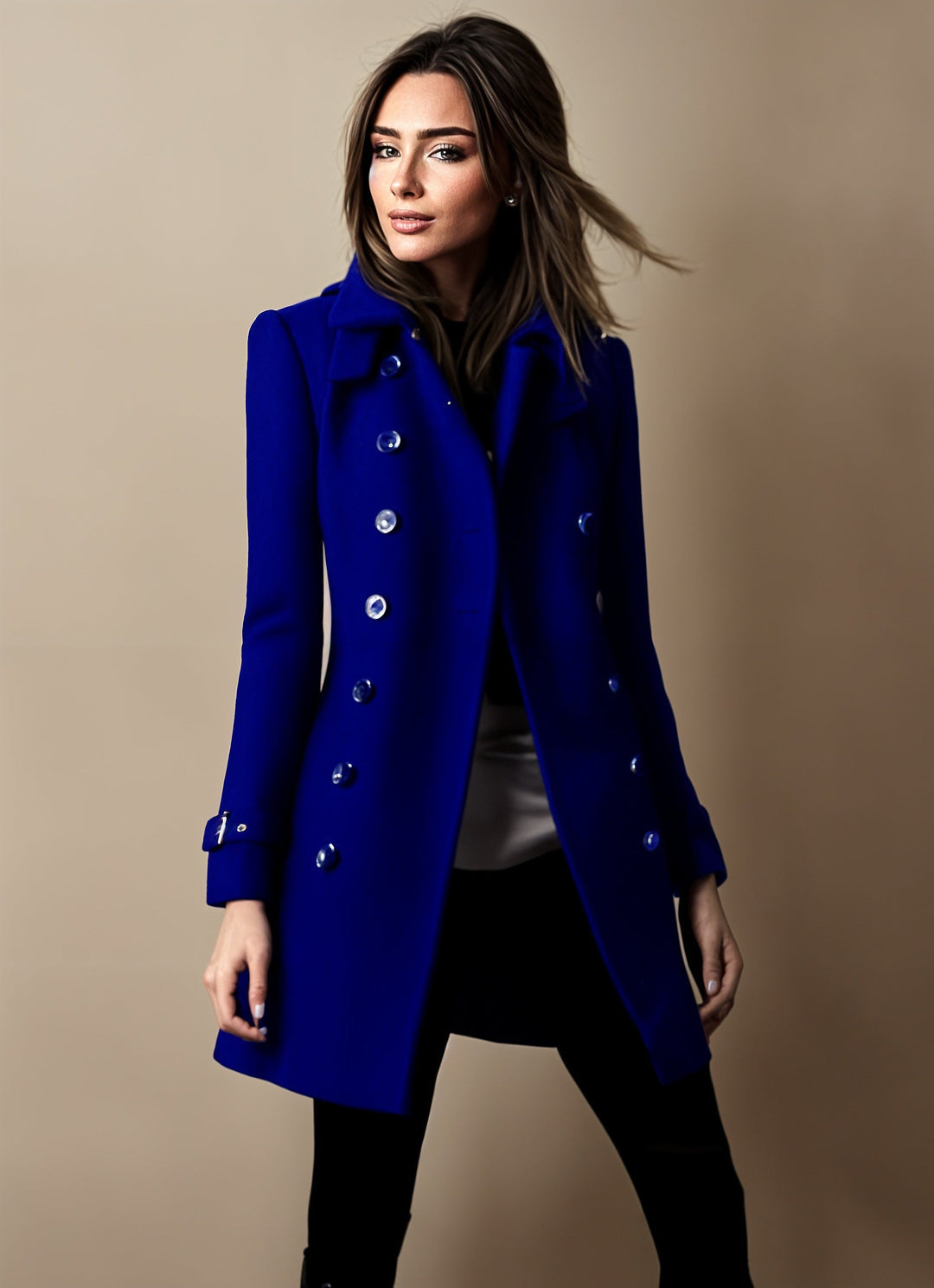 Divine Mantel Damen – Eleganter & Schicker Mantel mit Moderner Passform für Alle Gelegenheiten