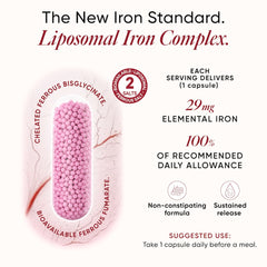 liposomal iron supplement with 29mg elemental iron