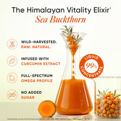sea buckthorn juice in a jar