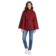 Capa Crisha para Mujer con Mangas de Murciélago – Abrigo Ceñido Elegante y de Invierno