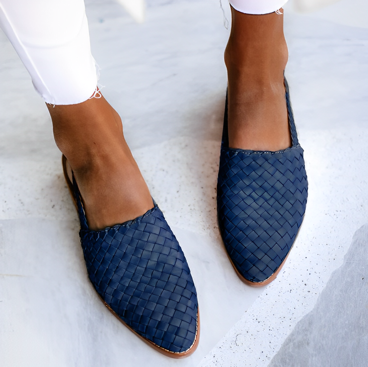 Sapatos de couro de luxo Amélie para Mulher – Confortáveis, elegantes e com design intemporal