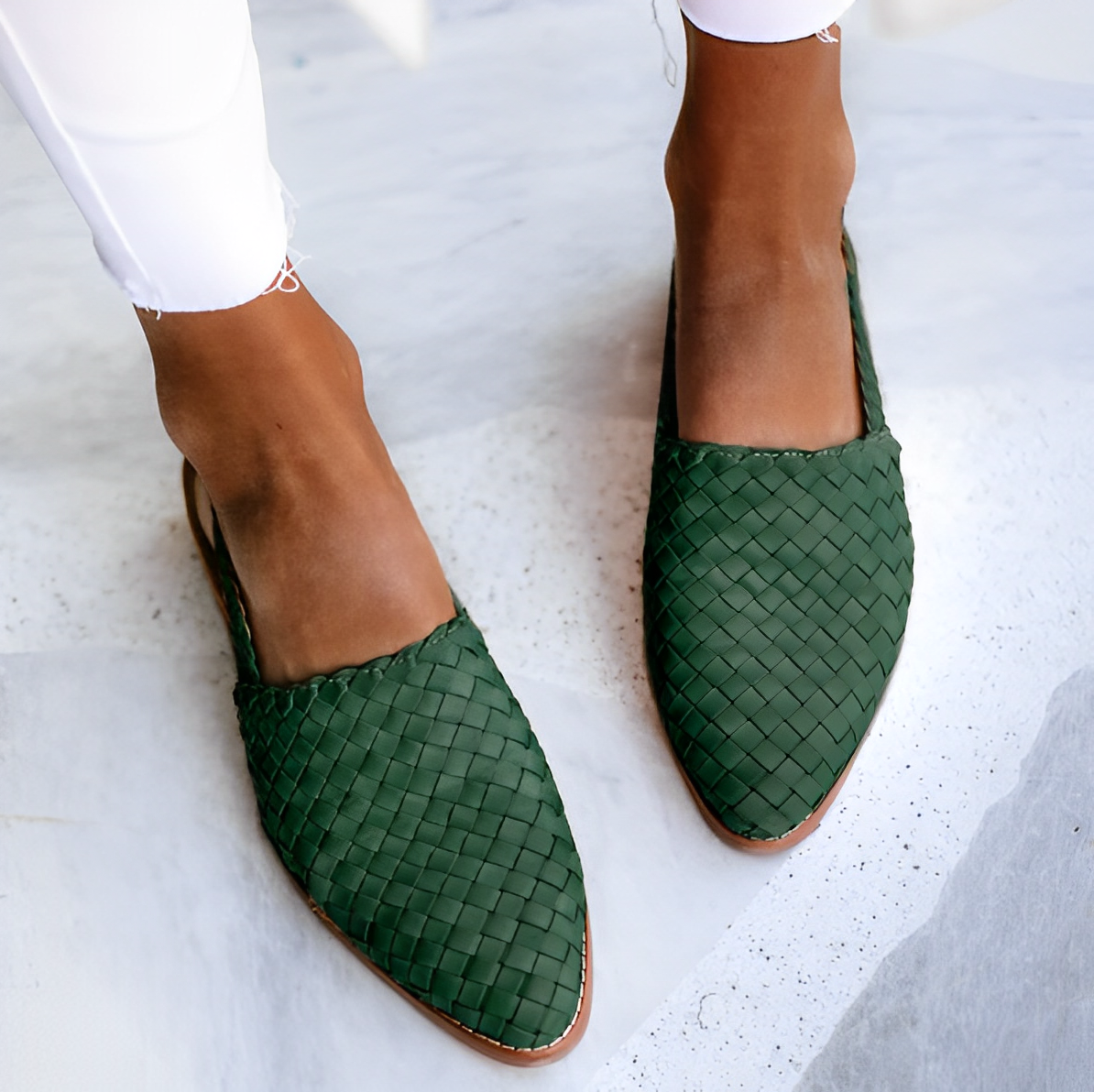 Sapatos de couro de luxo Amélie para Mulher – Confortáveis, elegantes e com design intemporal