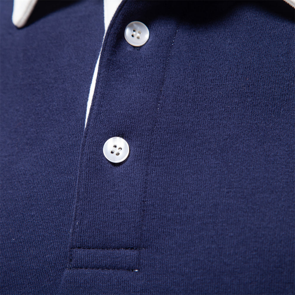 Hugo Pull Polo Homme – Sweat à Manches Longues Respirant avec Col Classique & Style Intemporel