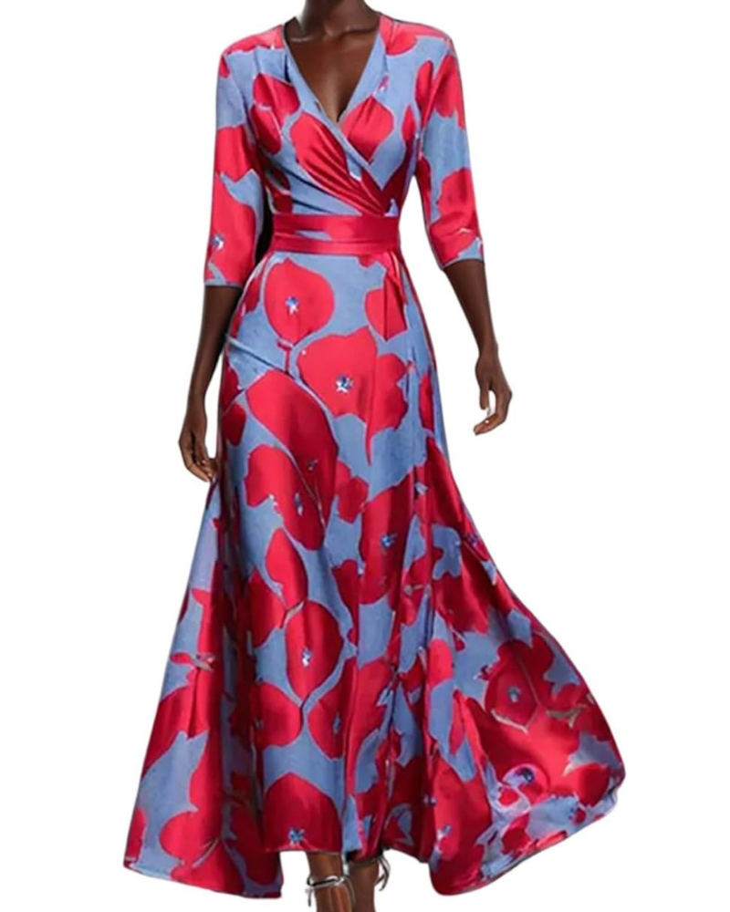 Tessa Women's Robe – Elegant Summer Dress, Flowing Cut & Versatile Boho Style