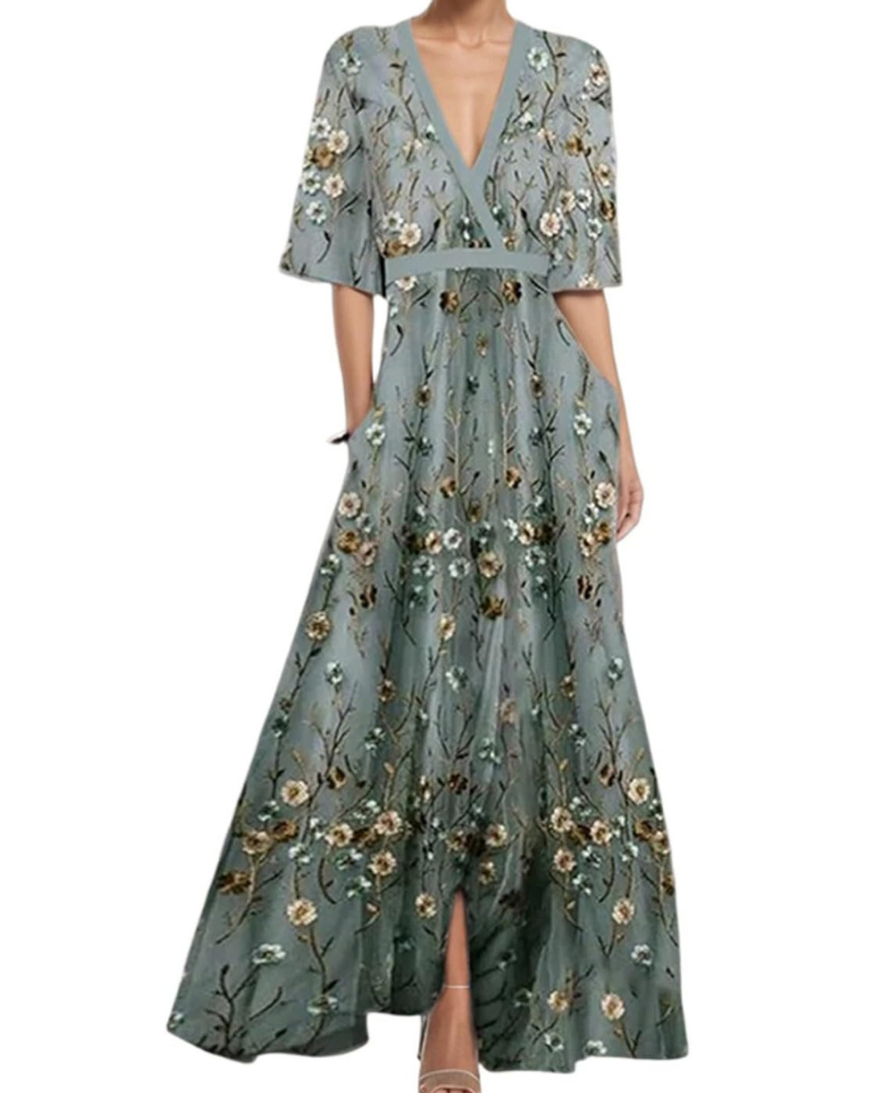 Tessa Women's Robe – Elegant Summer Dress, Flowing Cut & Versatile Boho Style
