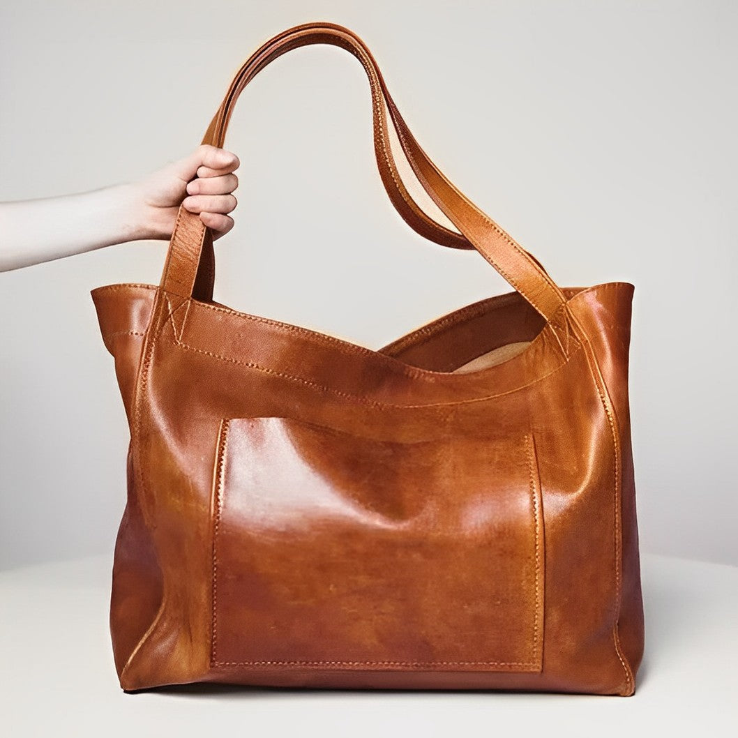 Aurora dámska taška – elegantná vintage kožená taška cez rameno