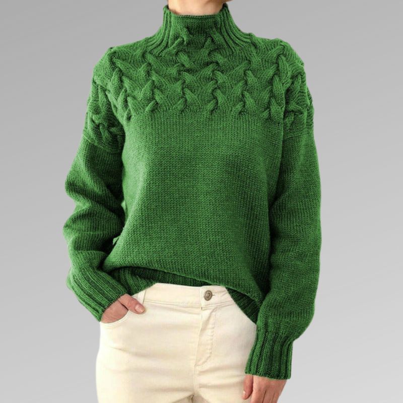 Reagan Col Roulé Donna – Maglione Invernale Elegante in Cotone Misto Morbido e Confortevole