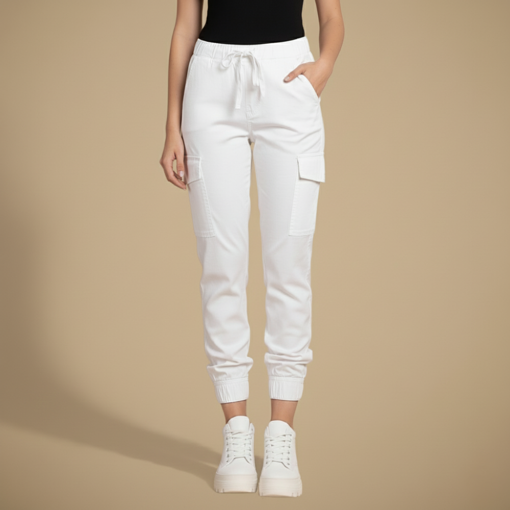 Kate Damen Cargo-Jogginghose – Streetwear-Jogger mit elastischem Bund und Taschen