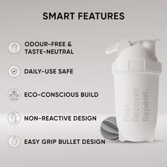 Wellbeing Nutrition Bullet Shaker ( White )