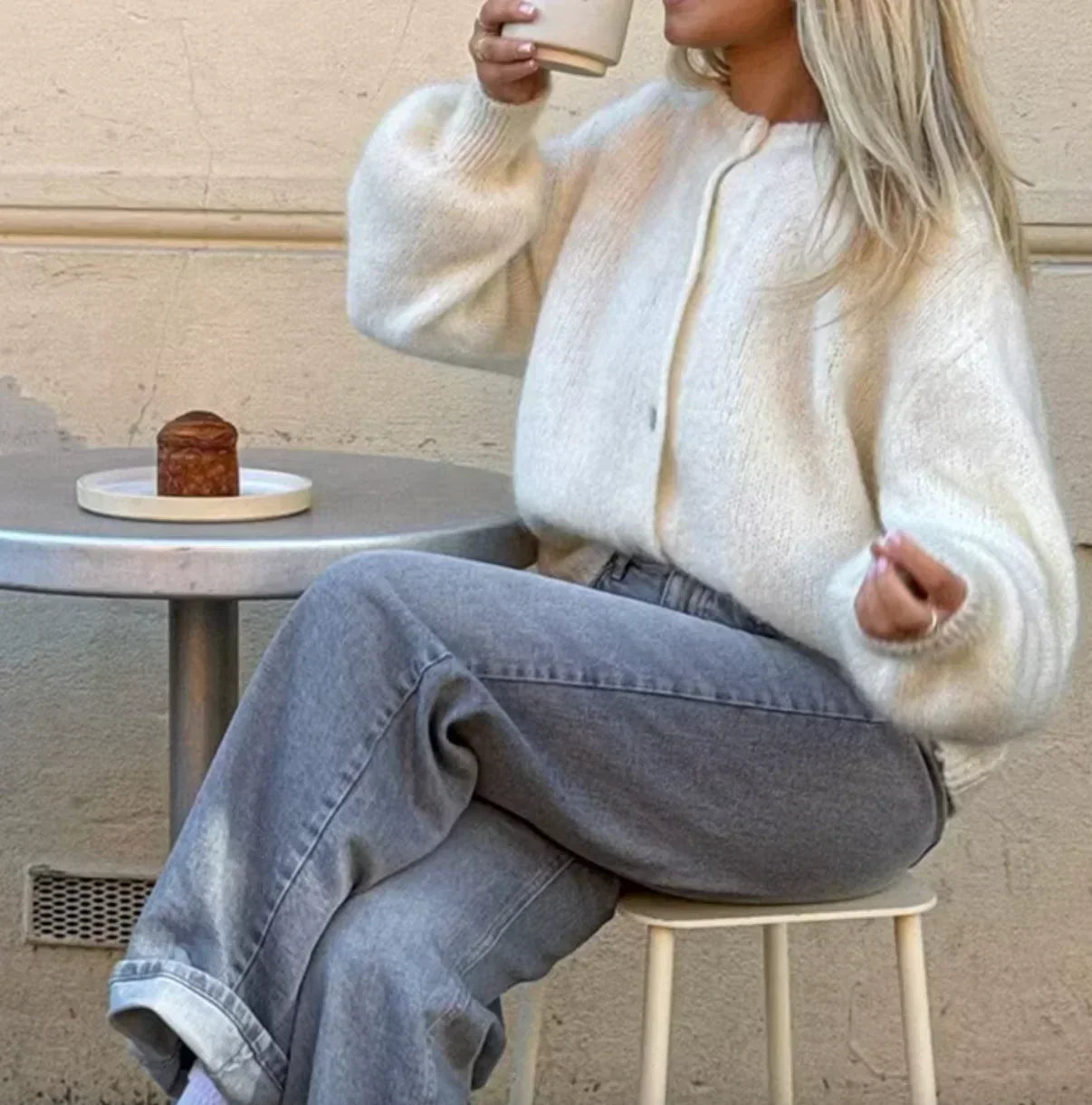 Cárdigan Addilyn para mujer: un cárdigan de punto suave, elegante y cómodo para el invierno.