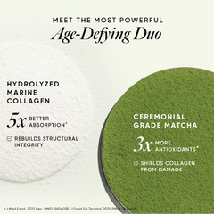 age defying hydrolyzed marine collagen for 5x better absorption