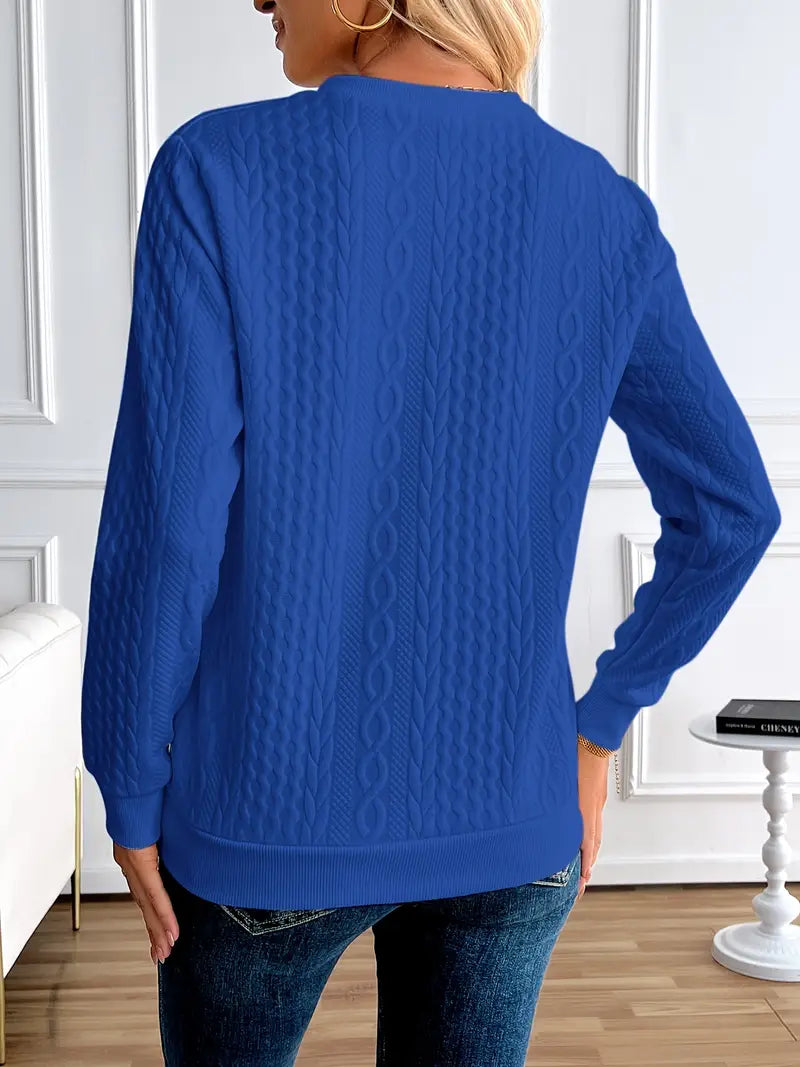 Margaux Felpa Donna Inverno – Maglione Con Cerniera Confortevole in Maglia con Design Elegante
