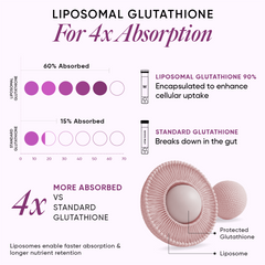 liposomal glutathione for 4x absorption