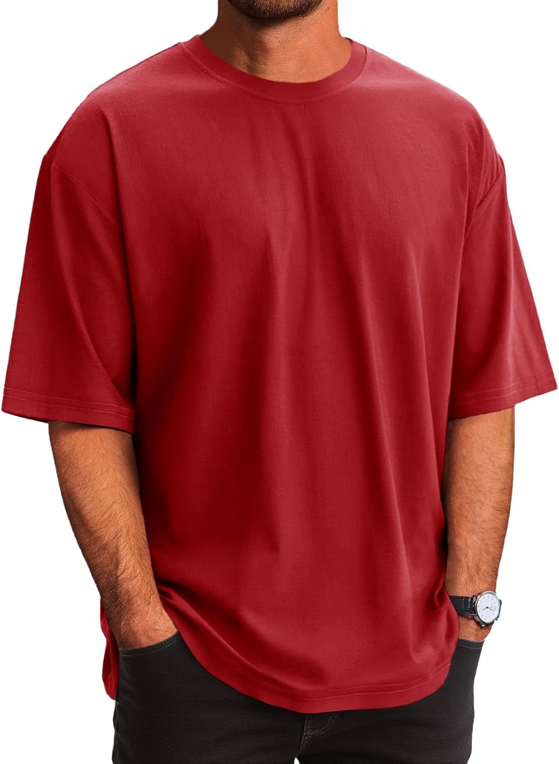 Tricou bărbați Noé – Tricou oversize din bumbac, stil vintage și casual de vară