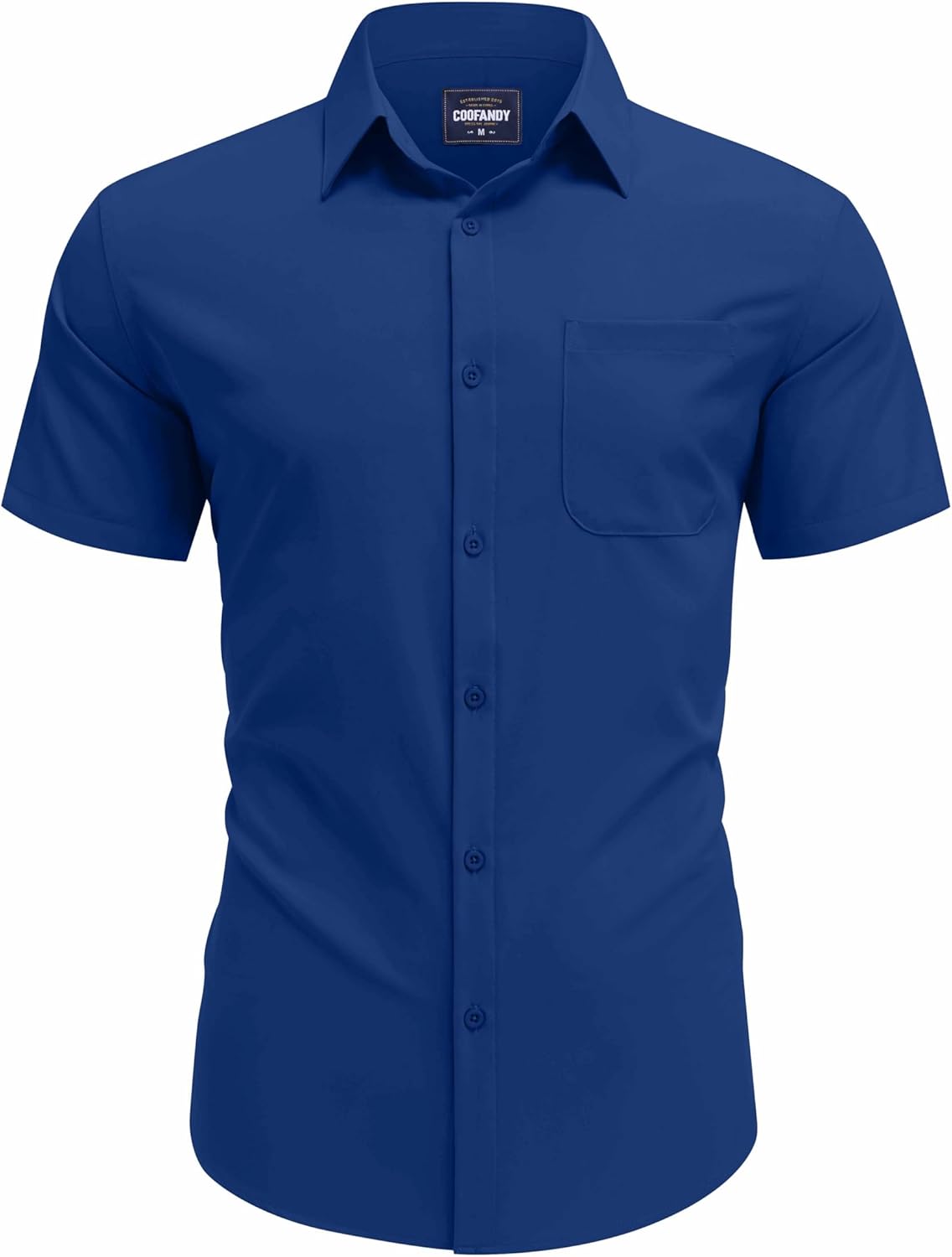 Lucio Pánská Košile – Košile Bez Žehlení Krátké Rukávy & Styl Casual Chic