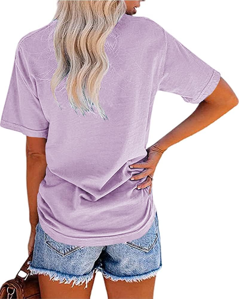 Luna Women's Sunflower T-Shirt – Vintage Printed Tee, Round Neck, Short Sleeves, Summer
