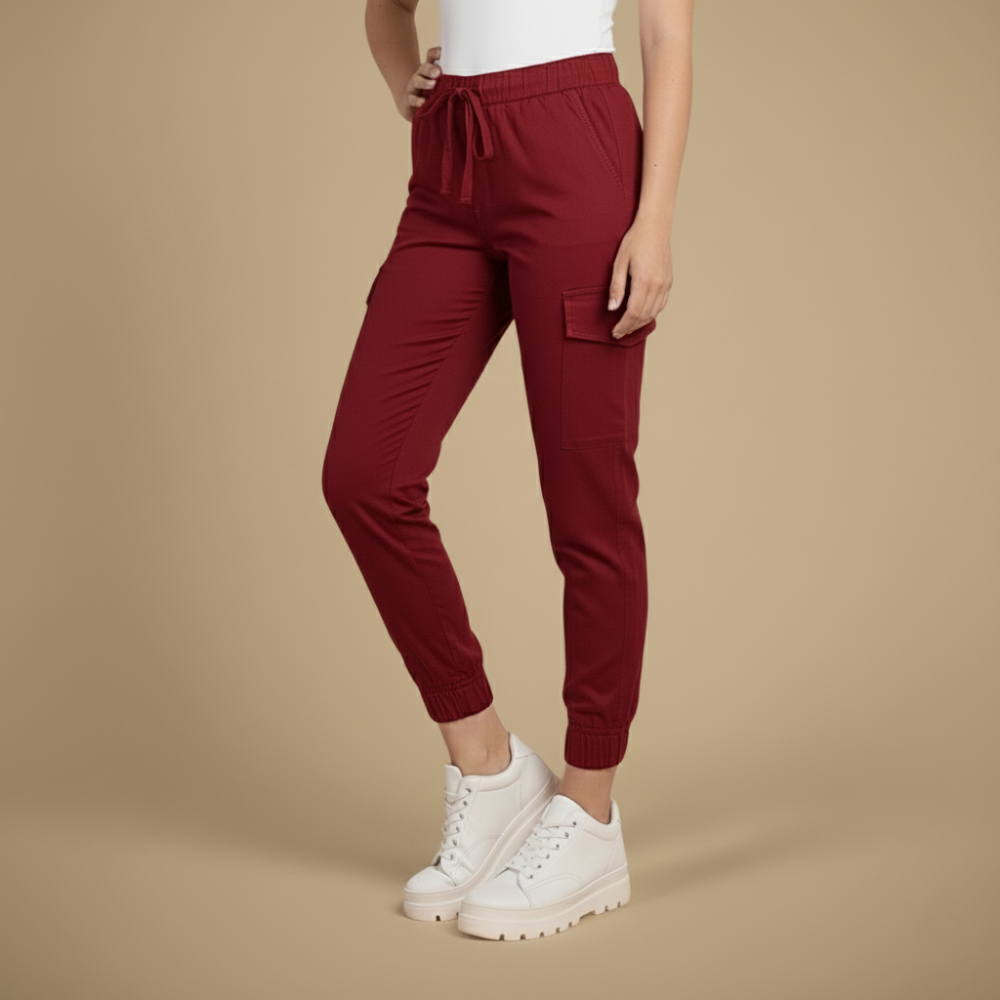 Kate Damen Cargo-Jogginghose – Streetwear-Jogger mit elastischem Bund und Taschen