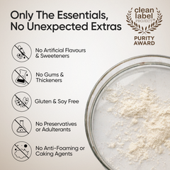 Whey Protein Concentrate 27g | 1kg | 4B CFU Probiotics | Unflavoured