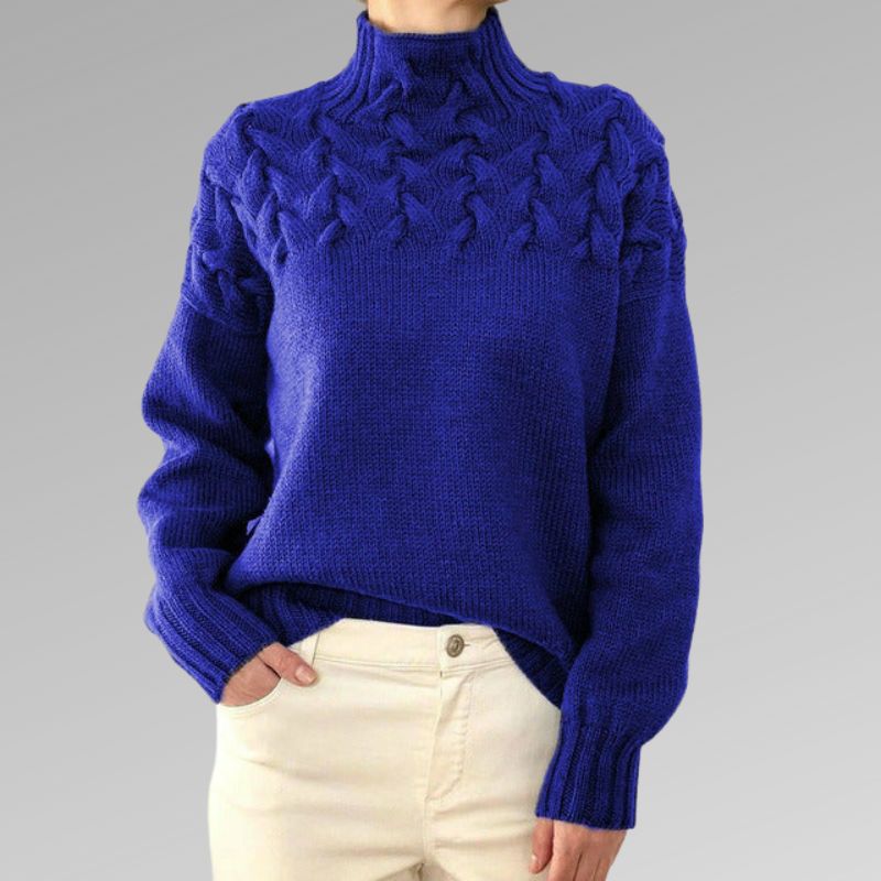Reagan Col Roulé Donna – Maglione Invernale Elegante in Cotone Misto Morbido e Confortevole