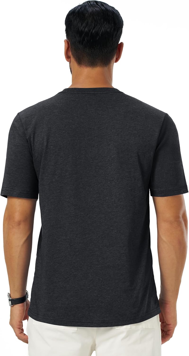 Léon T-Shirt Herren – Weiches Baumwoll-T-Shirt, atmungsaktiv & einfacher Casual-Stil