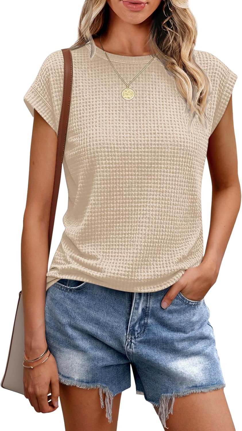 Clarita Top Femme Maille Texturée – Tyylikäs t-paita viittahihasilla