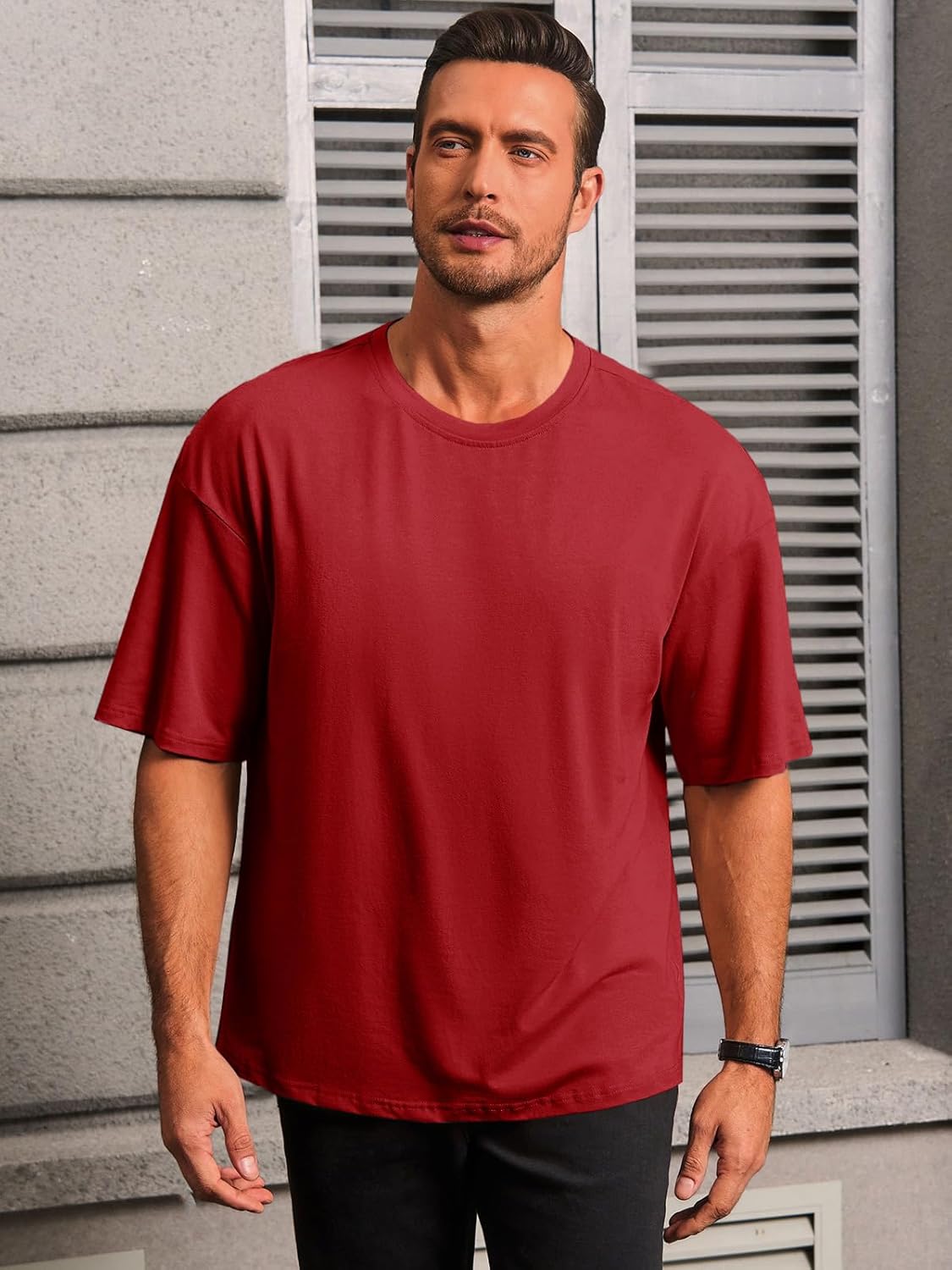 Noé T-Shirt Homme – Tee-Shirt Oversize Coton, Style Vintage & Casual Été