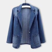 Blazer Magdalena Mulher – Blazer em Ganga Moderno, Elegante e Versátil para Todas as Ocasiões
