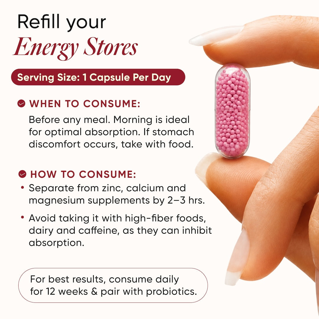 iron complex dosage per day