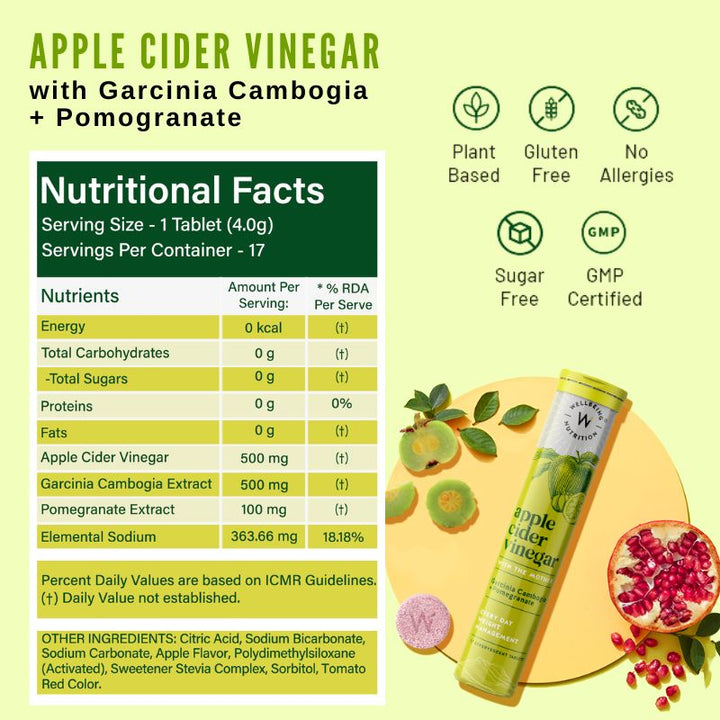 Apple Cider Vinegar Gift with Garcinia Cambogia and Pomegranate