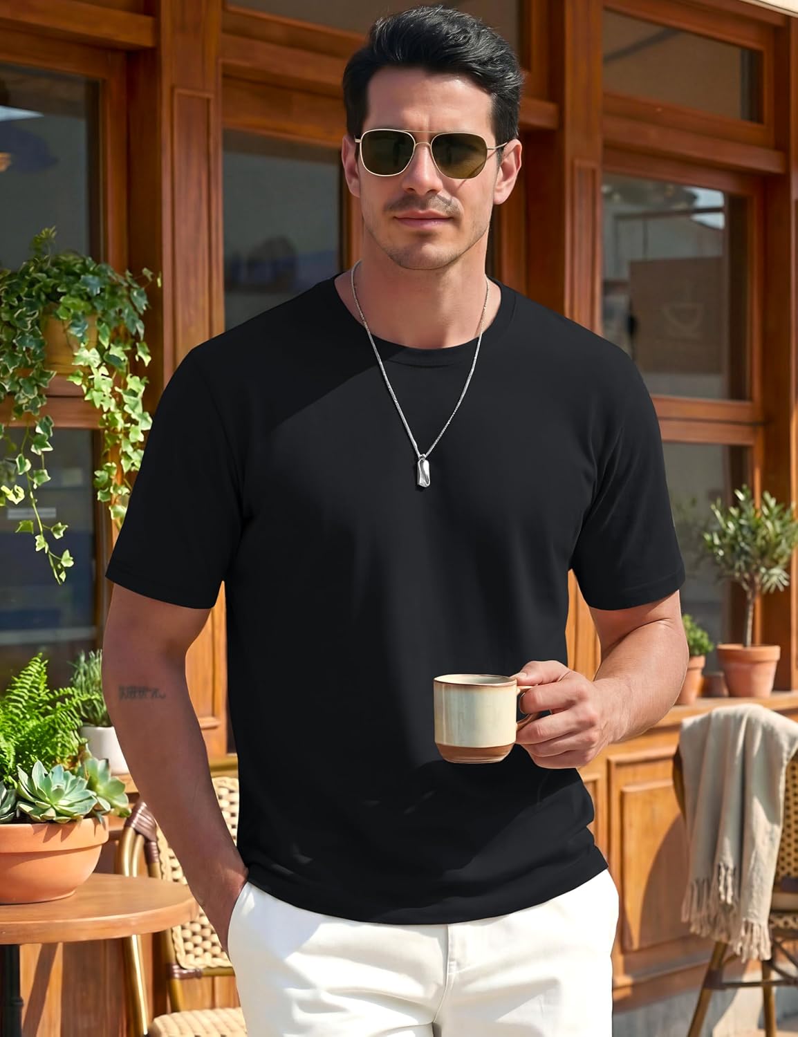 T-shirt Uomo Ryan – T-shirt Traspirante UPF80+, Leggera e Antitraspirante