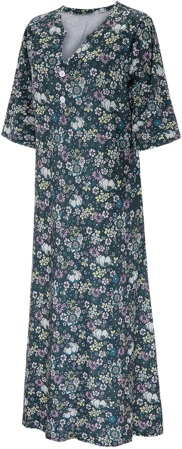 Bianca Robe Femme – Robe Mini Fleurie Col V Coupe Fluide Bohème Été