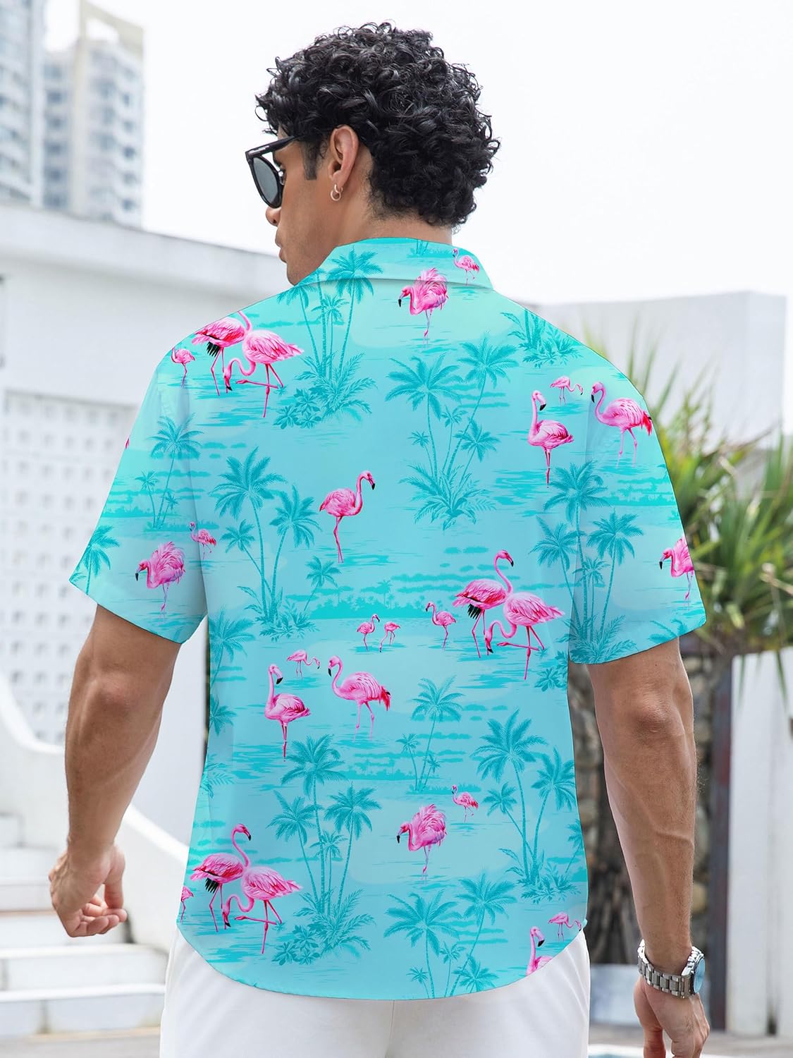 Kai Hawaiiaans Overhemd Heren – Tropisch Zomer Overhemd, Bloemenmotief & Lichtgewicht
