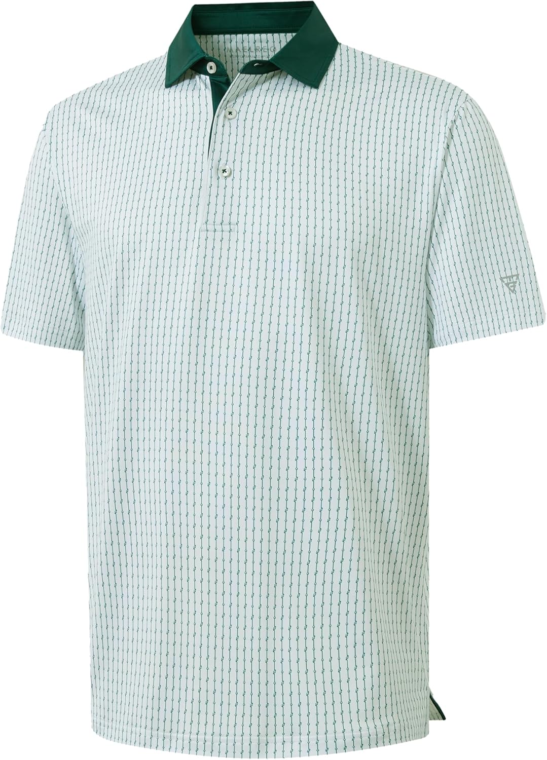 Victor Polo Hombre – Polo de Golf Estampado, Transpirable UPF30+ y Secado Rápido