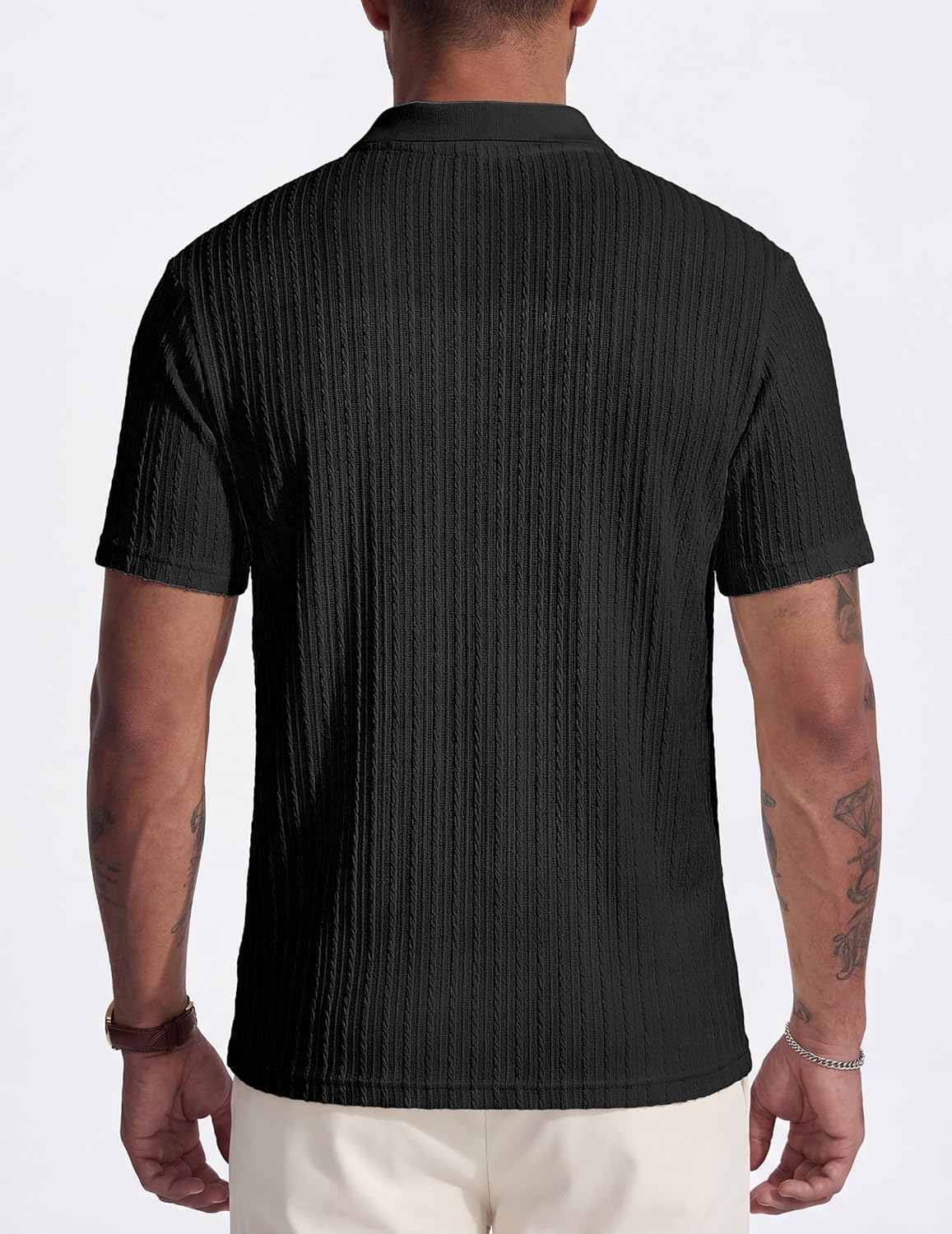 Matteo Polo Homme – Polo z pružné pleteniny, styl Old Money a letní casual