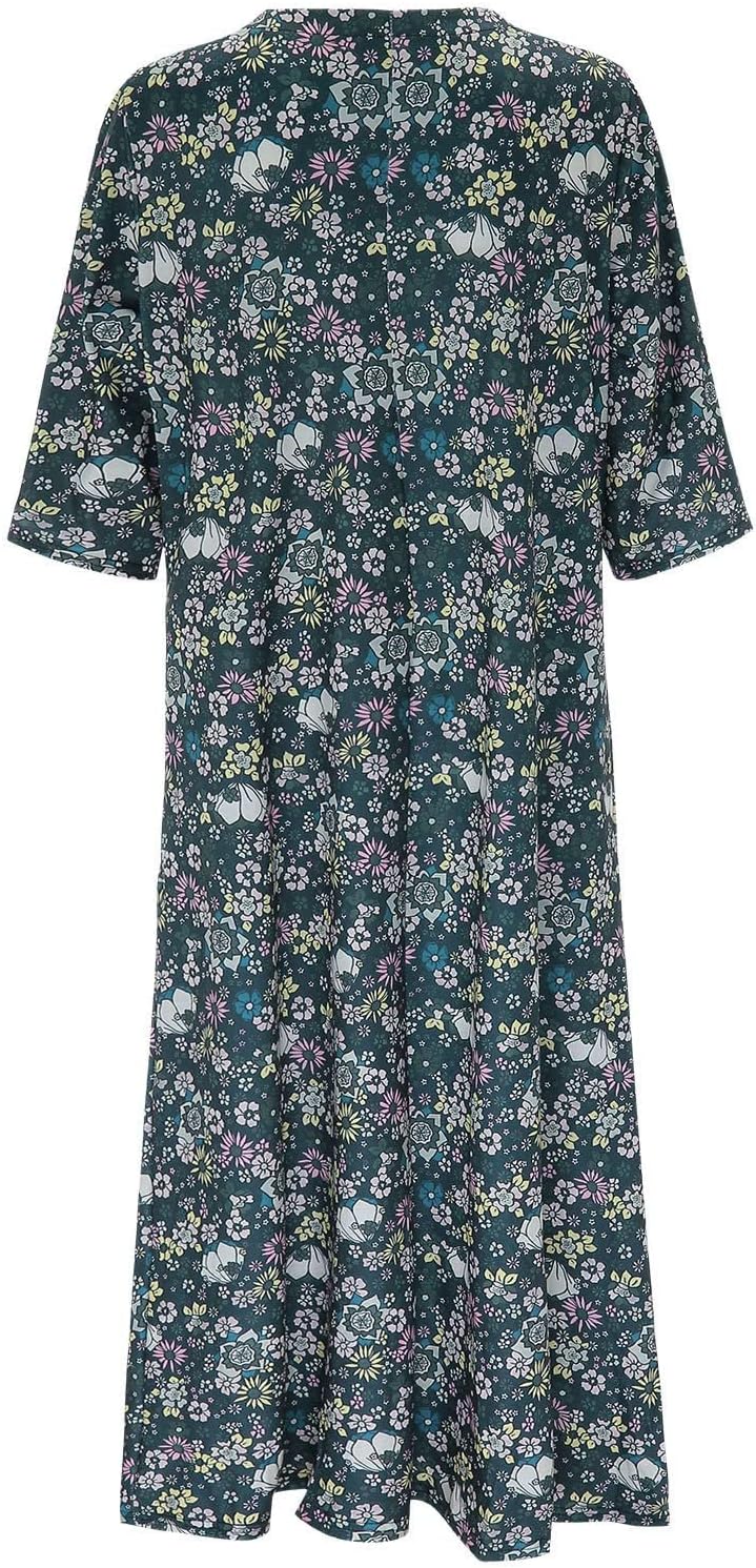 Bianca Robe Femme – Robe Mini Fleurie Col V Coupe Fluide Bohème Été