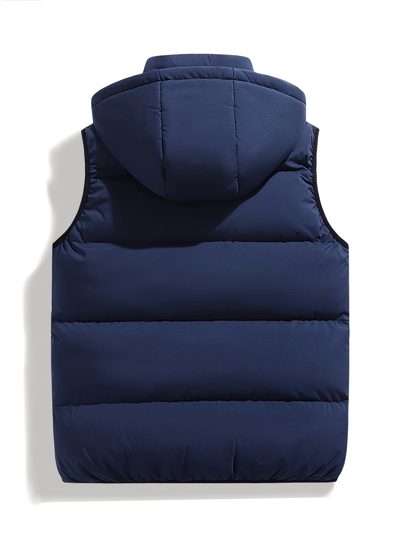 Echo Chaleco Acolchado Hombre con Capucha Desmontable – Corte Regular y Estilo Moderno