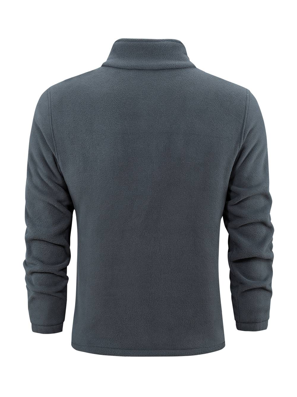 Alex Unisex Fleece Vest – Warm Sherpa Lined Jacket with Stand-Up Collar & Zipper Closure