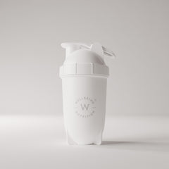 Wellbeing Nutrition Bullet Shaker ( White )