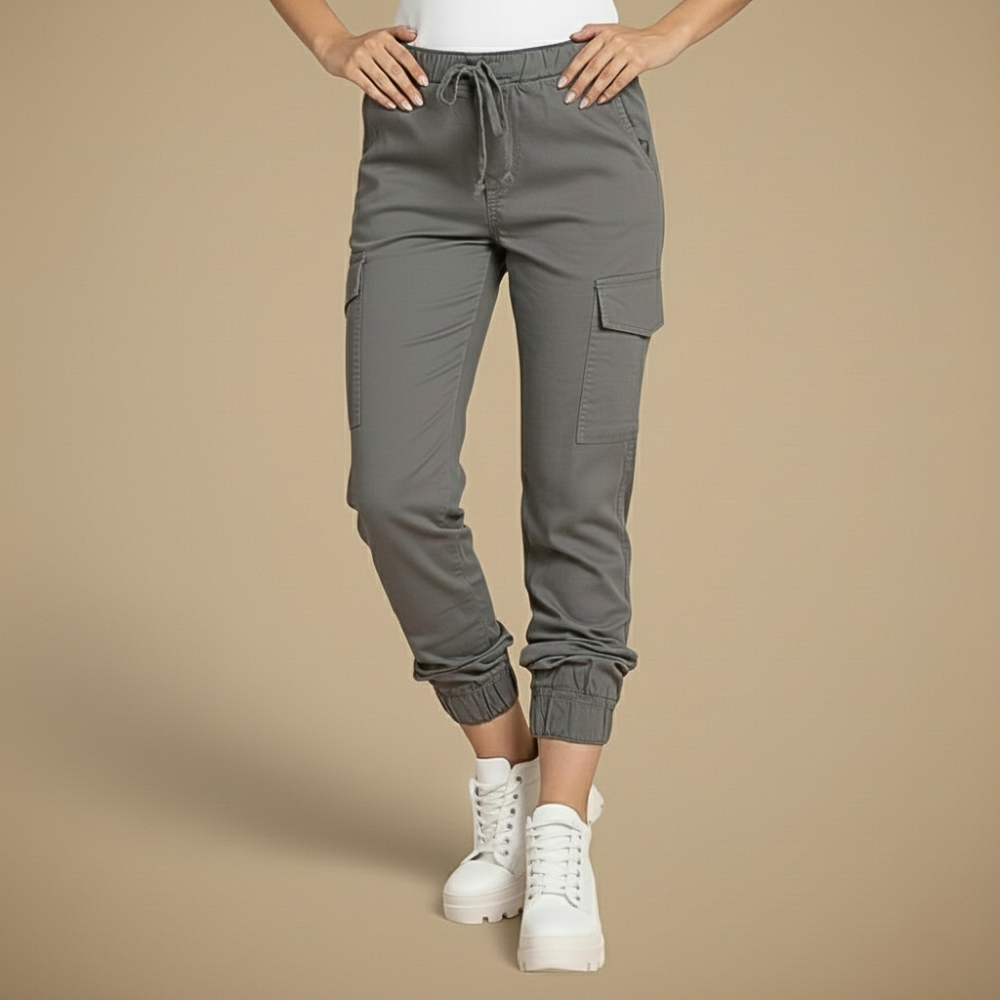 Kate Damen Cargo-Jogginghose – Streetwear-Jogger mit elastischem Bund und Taschen