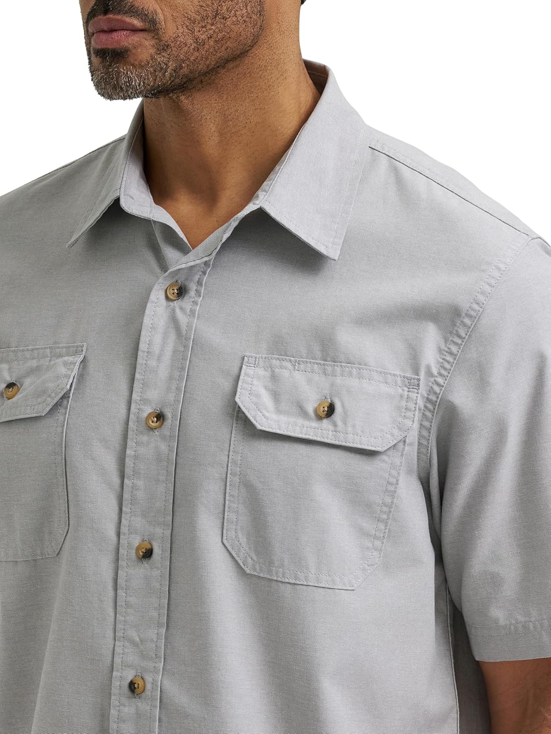 Paul Camicia Uomo – Camicia Maniche Corte Classica, Taglio Relax & Tasche