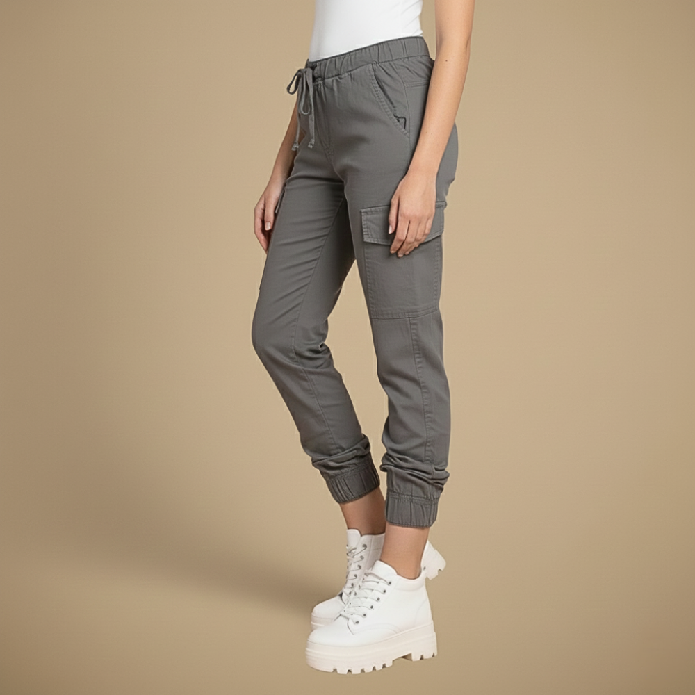 Kate Damen Cargo-Jogginghose – Streetwear-Jogger mit elastischem Bund und Taschen