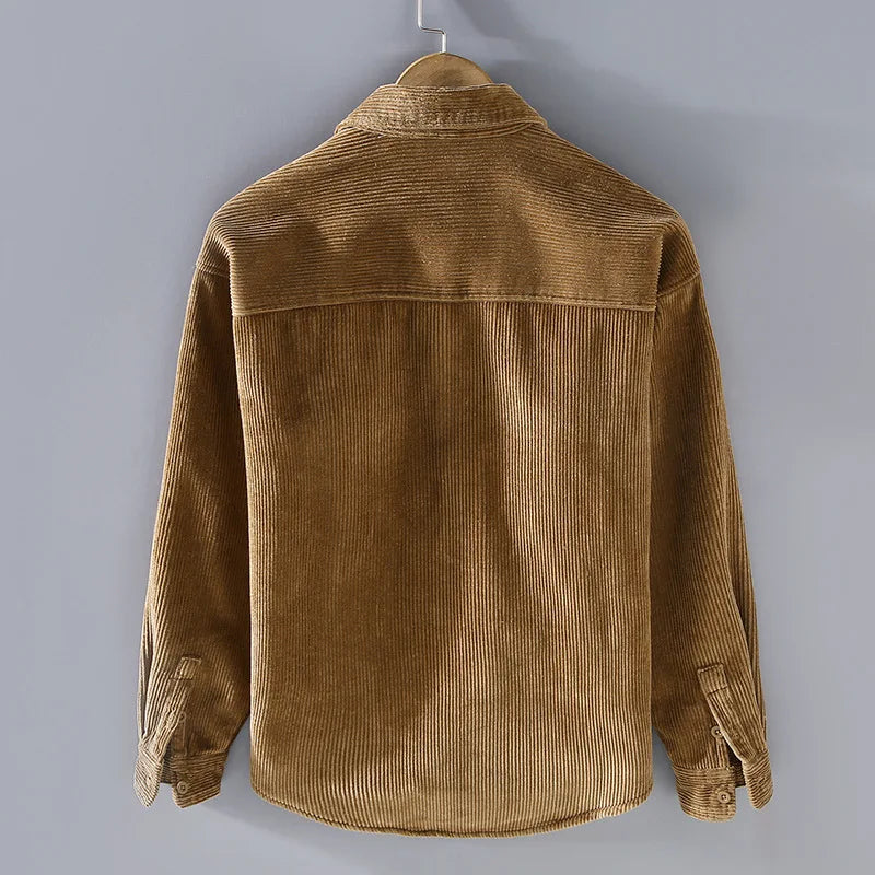 Emerson Veste Velours Côtelé Homme – Doublure Polaire Chaude & Style Décontracté