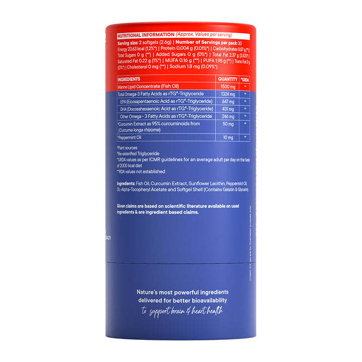 3x Strength Omega 3 Fish Oil