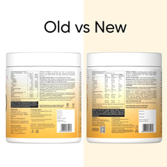 old vs new collagen back side