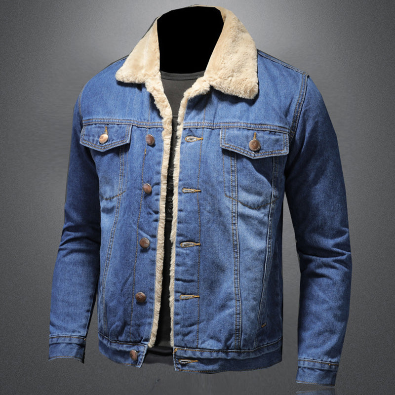 Jackson Herren Jeansjacke – Gefütterte warme Jeansjacke im klassischen und modernen Stil