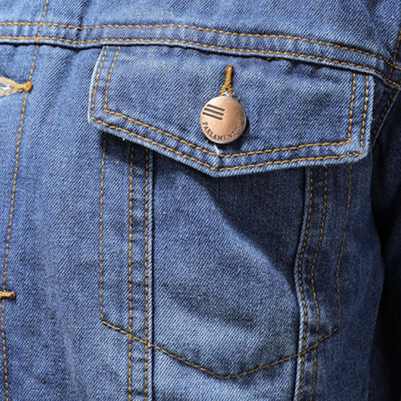 Jackson Herren Jeansjacke – Gefütterte warme Jeansjacke im klassischen und modernen Stil