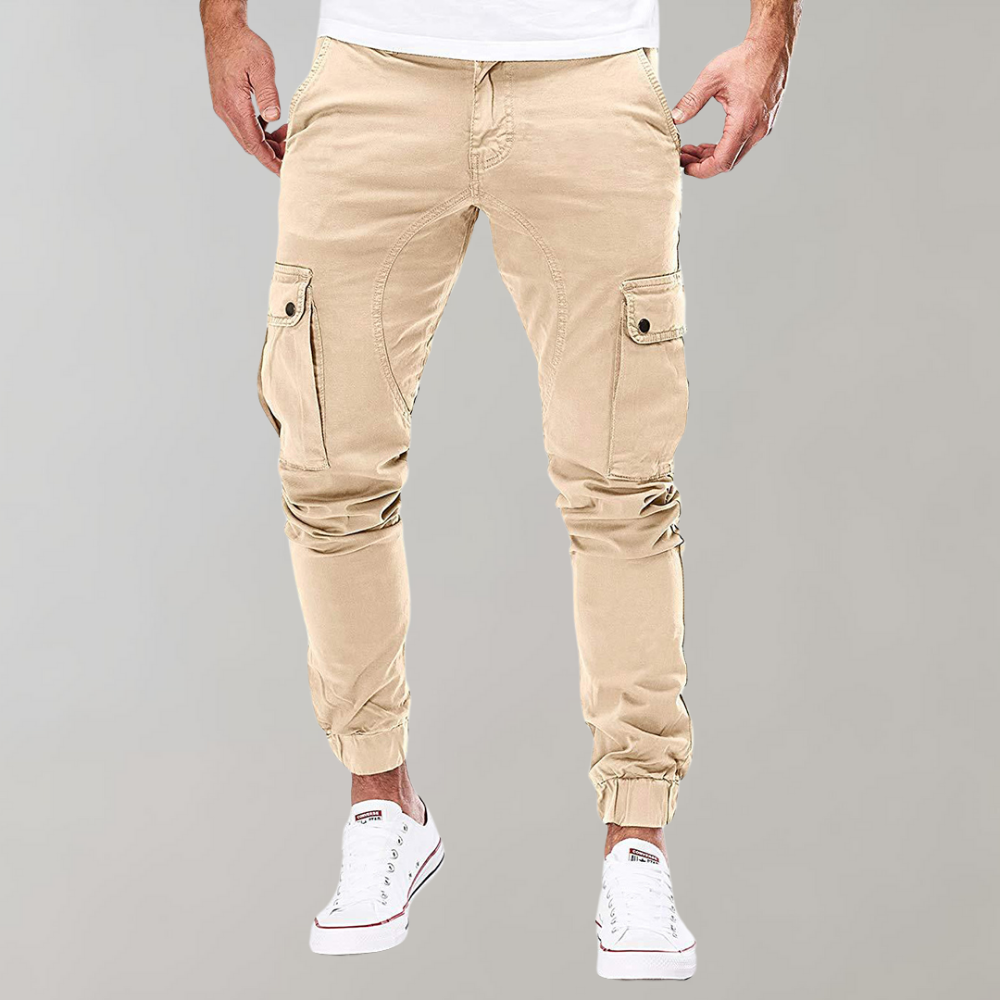 Noar Pantalon Cargo Homme – Coupe Ample, Tissu Extensible & Style Décontracté