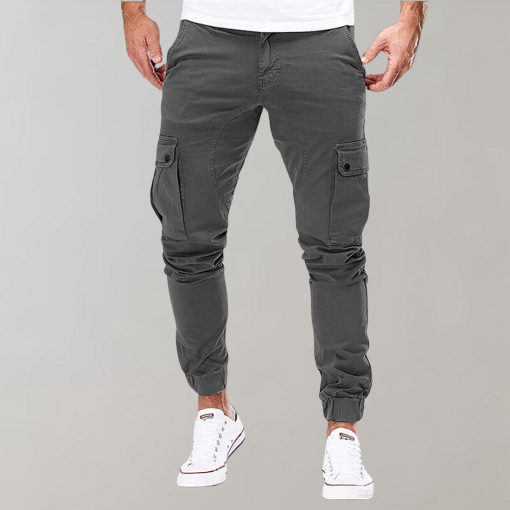 Noar Pantalon Cargo Homme – Coupe Ample, Tissu Extensible & Style Décontracté